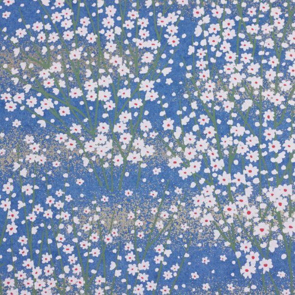 Chiyogami Paper Ditsy Blue 678c