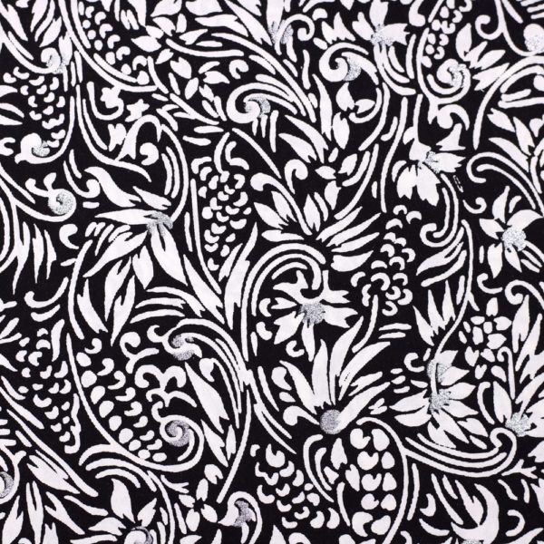 Chiyogami Paper Florence Black and White 745c