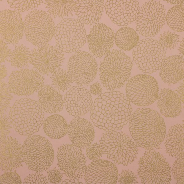 Chiyogami Paper Peach Dahlia 976c