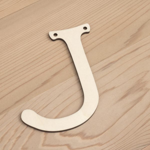 10cm alphabet bunting letter J