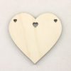 Wooden Heart in Heart Bunting for Craft