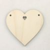 Wooden Heart with Hole Bunting for Craft
