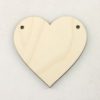 Wooden Plain Heart Bunting for craft