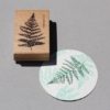 Fern Leaf Rubber Stamp