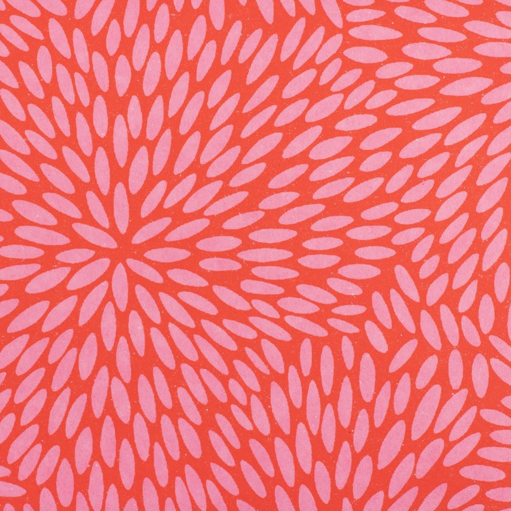 Japanese Chiyogami paper Pink Kaleidoscope 860c