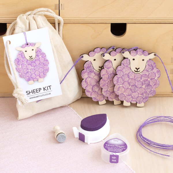Sheep Bunting Craft Kit