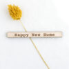 Happy New Home Wooden Sentiment