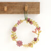 Small autumnal wreath made from Birch wood